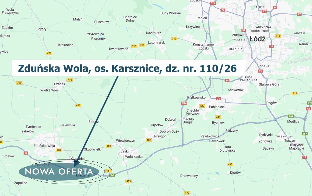 Działka siedliskowa Zduńska Wola, ul. Sportowa. Zdjęcie 12