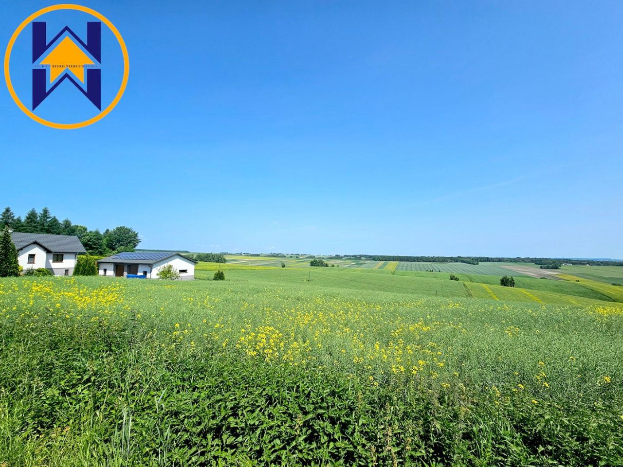 Działka rolno-budowlana Czaple Wielkie. Zdjęcie 5