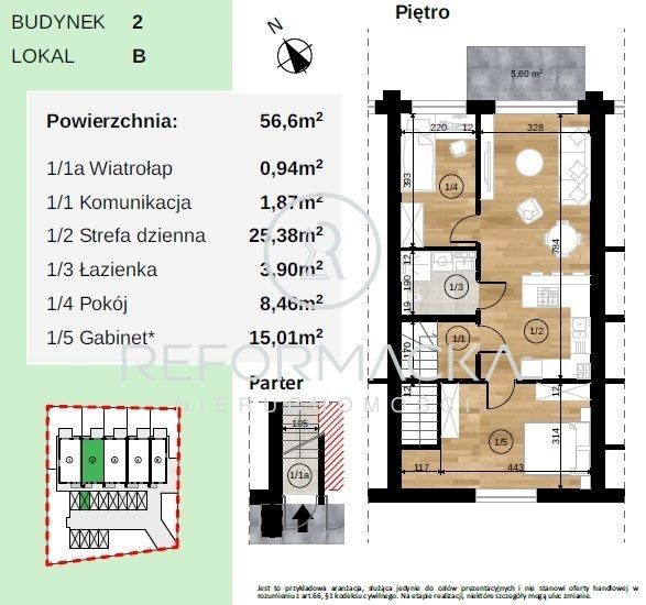 Mieszkanie 3-pokojowe Rudna Wielka. Zdjęcie 2
