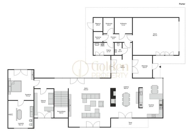 dom wolnostojący, 7 pokoi Straszyn, ul. Jowisza. Zdjęcie 29