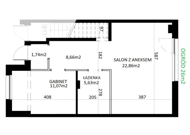 Mieszkanie 2-pokojowe Pruszków Bąki, ul. Ignacego Jana Paderewskiego. Zdjęcie 11