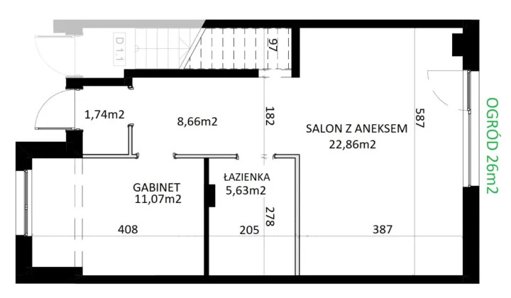 Mieszkanie 2-pokojowe Pruszków Bąki, ul. Ignacego Jana Paderewskiego