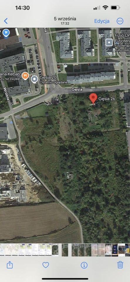 Działka inwestycyjna Lublin Czuby, ul. Gęsia. Zdjęcie 5