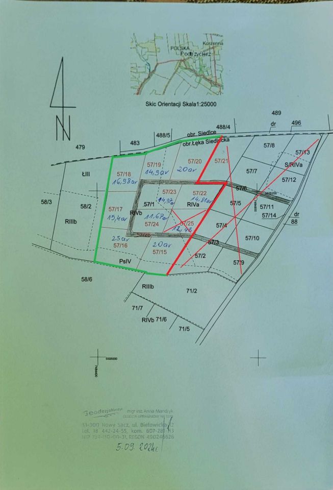 Działka budowlana Łęka. Zdjęcie 4