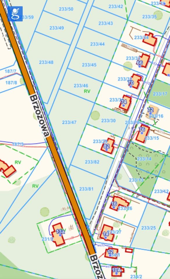 Działka budowlana Narok, ul. Brzozowa. Zdjęcie 2