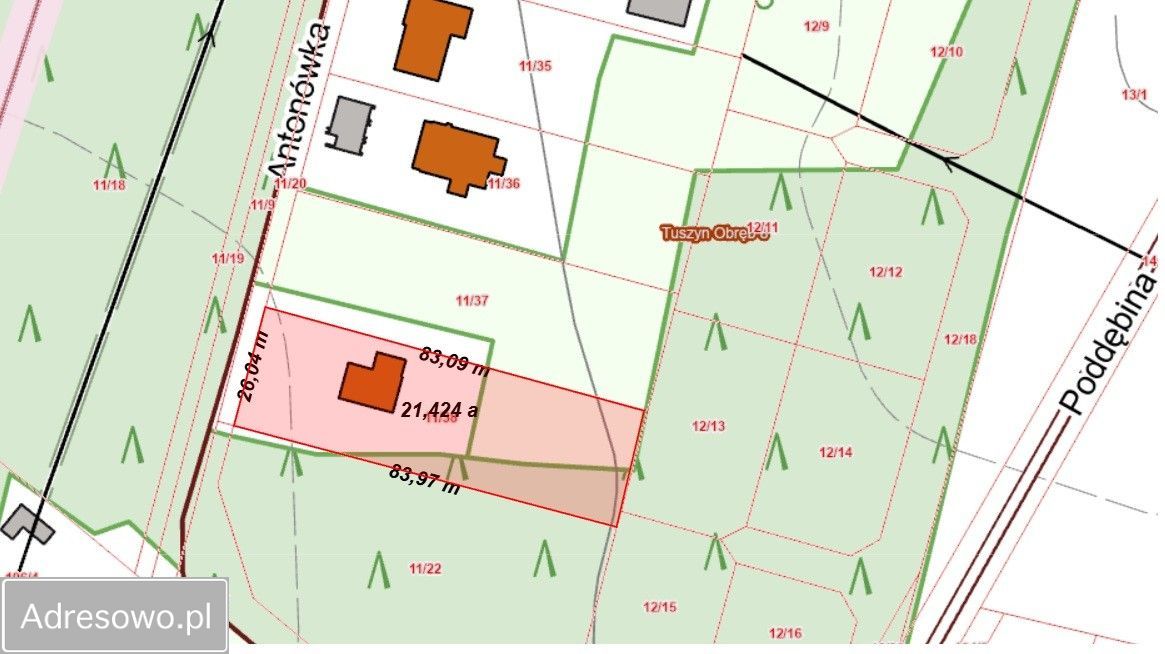 dom wolnostojący, 5 pokoi Tuszyn, ul. Antonówka. Zdjęcie 13
