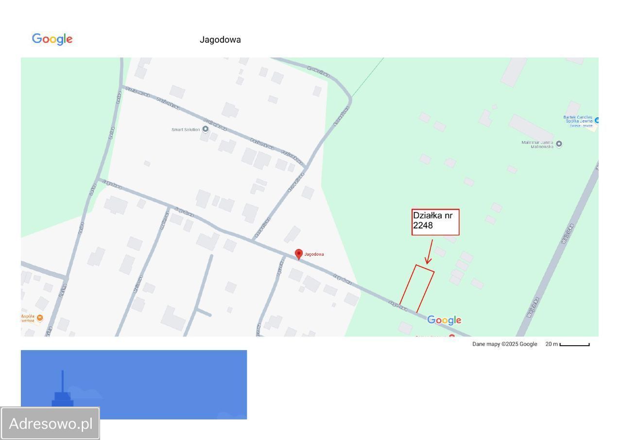 Działka budowlana Bystrzyca, ul. Jagodowa. Zdjęcie 11