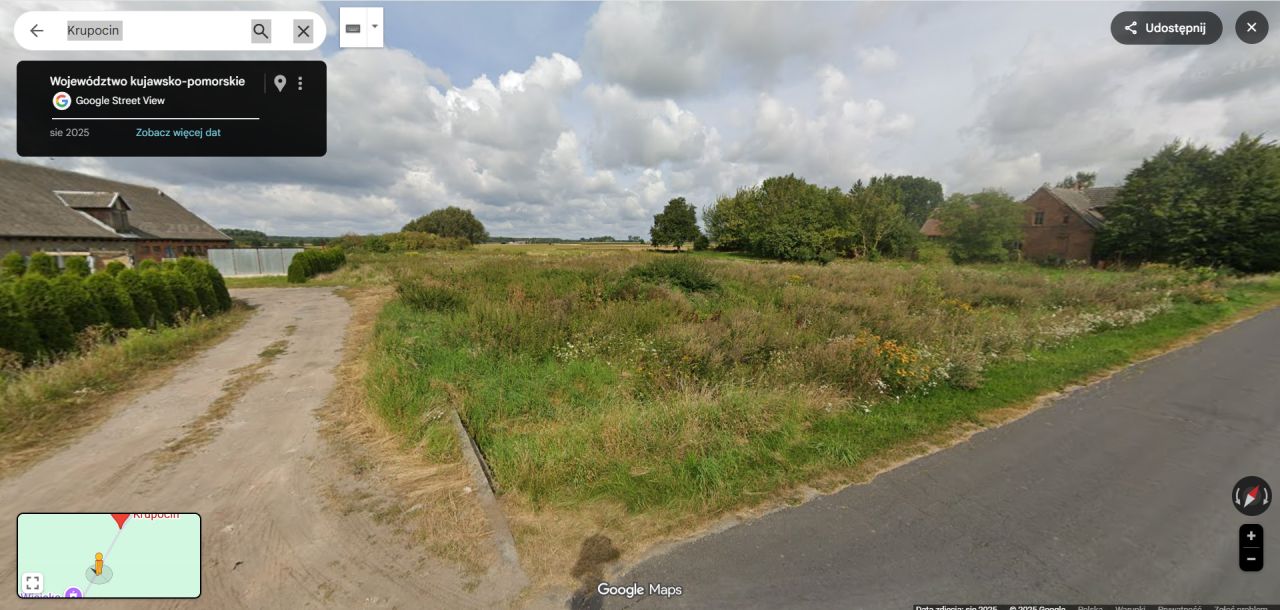 Działka rolno-budowlana Krupocin