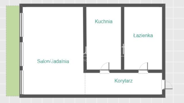 Mieszkanie 1-pokojowe Łódź Górna, ul. Stocka. Zdjęcie 4
