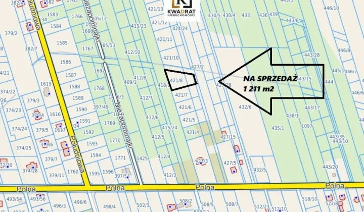 Działka budowlana Dębe Wielkie, ul. Polna