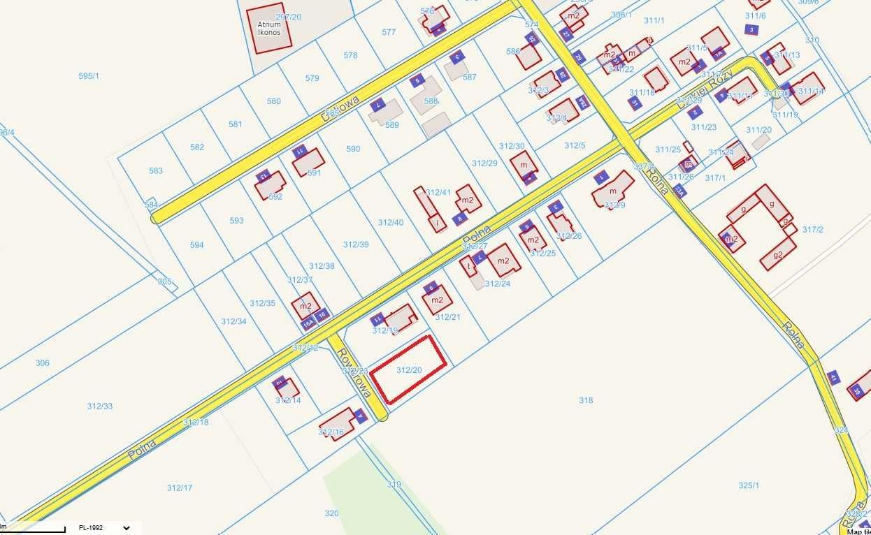 Działka budowlana Dąbrowa, ul. Rowerowa. Zdjęcie 3
