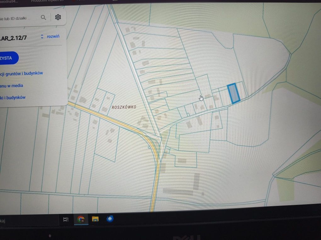 Działka budowlana Roszkówko. Zdjęcie 5