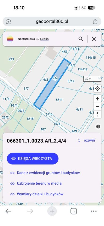 Działka budowlana Lublin Ponikwoda, ul. Rumiankowa. Zdjęcie 3