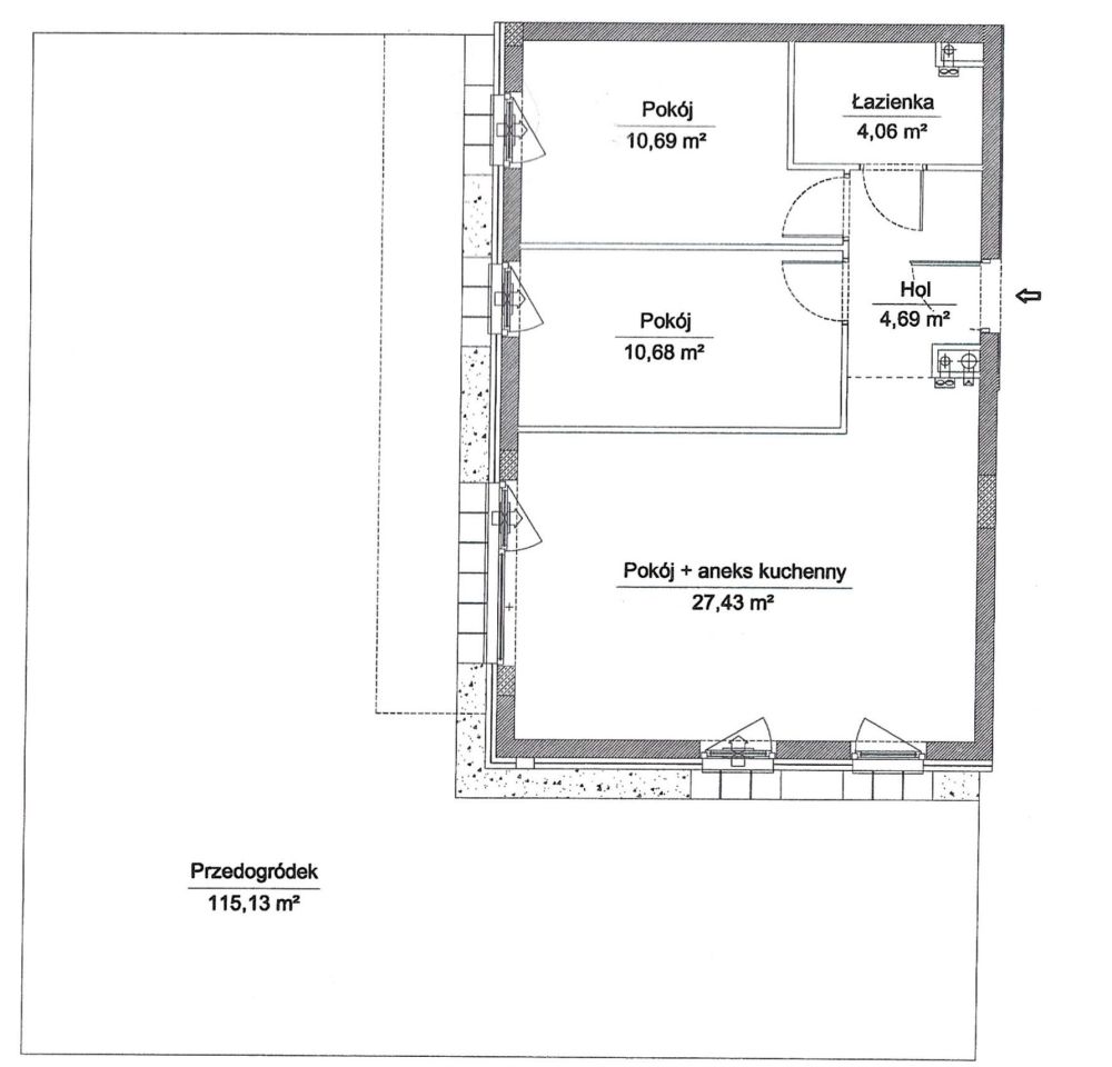 Mieszkanie 3-pokojowe Warszawa Białołęka, ul. Mochtyńska. Zdjęcie 5