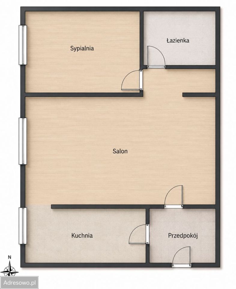 Mieszkanie 2-pokojowe Lublin Kalinowszczyzna, ul. Stefana Okrzei. Zdjęcie 9