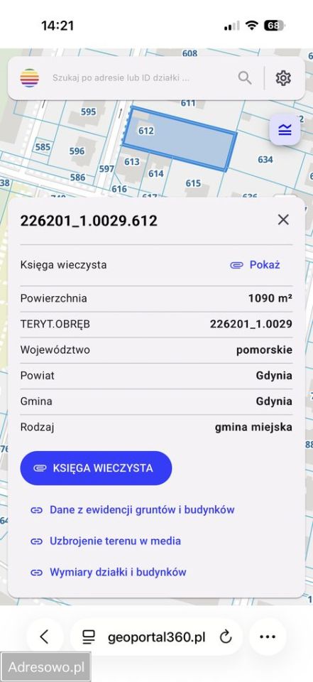 Działka budowlana Gdynia Witomino, ul. Poprzeczna. Zdjęcie 17