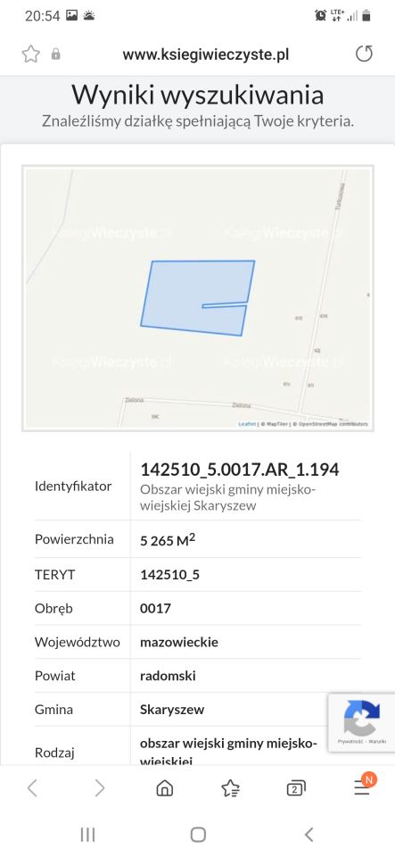 Działka budowlana Maków Nowy, ul. Zielona. Zdjęcie 7