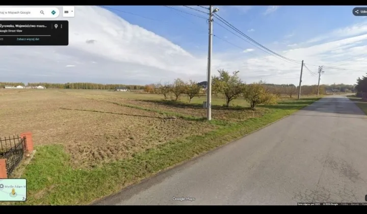 Działka budowlana Wola Żyrowska