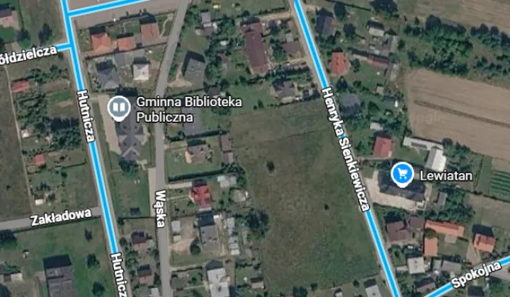 Działka budowlana Huta-Dąbrowa, ul. Henryka Sienkiewicza