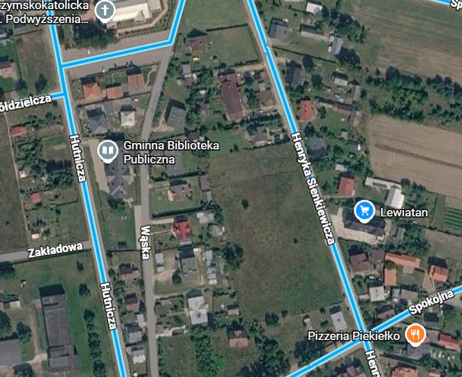 Działka budowlana Huta-Dąbrowa, ul. Henryka Sienkiewicza. Zdjęcie 1