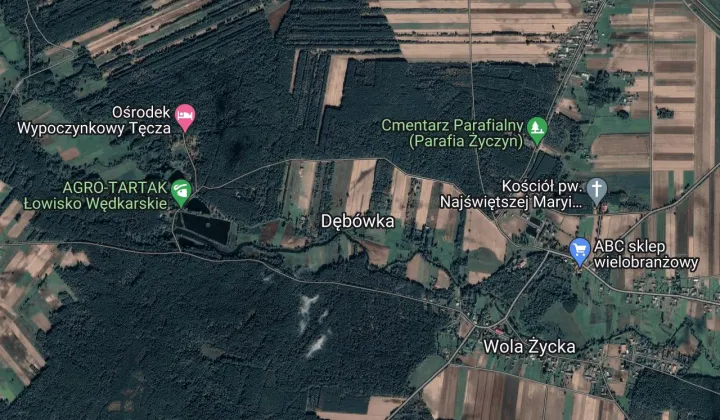 Działka rolno-budowlana Dębówka