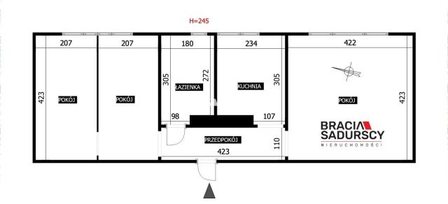 Mieszkanie 3-pokojowe Kraków Nowa Huta, os. Na Wzgórzach. Zdjęcie 21