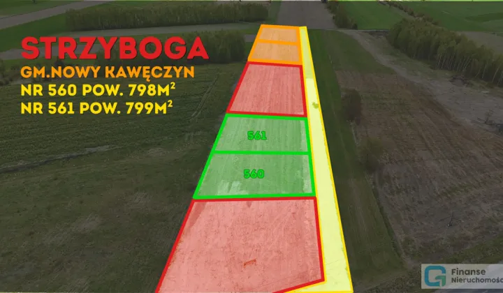 Działka inwestycyjna Strzyboga