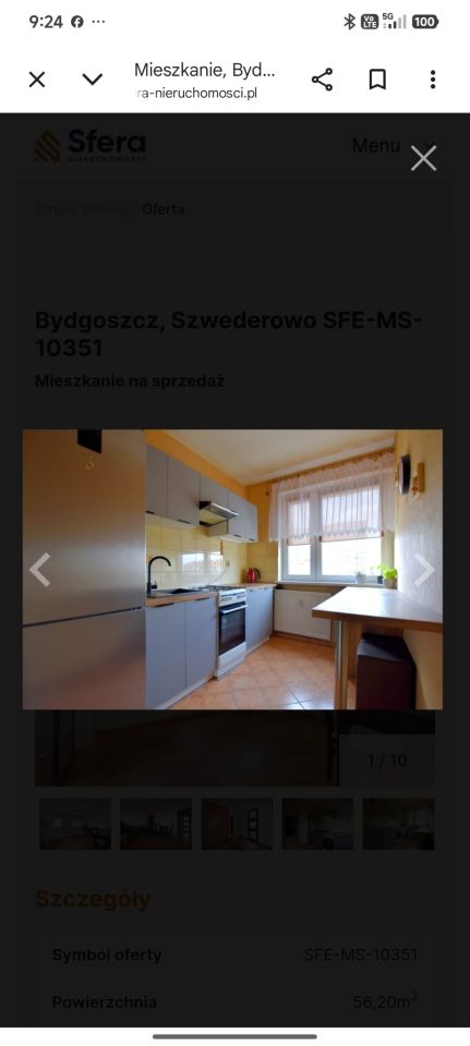 Mieszkanie 3-pokojowe Bydgoszcz Szwederowo, ul. Brzozowa. Zdjęcie 5