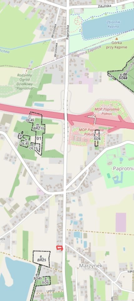 Działka budowlana Marżynek, Paprotnia. Zdjęcie 2
