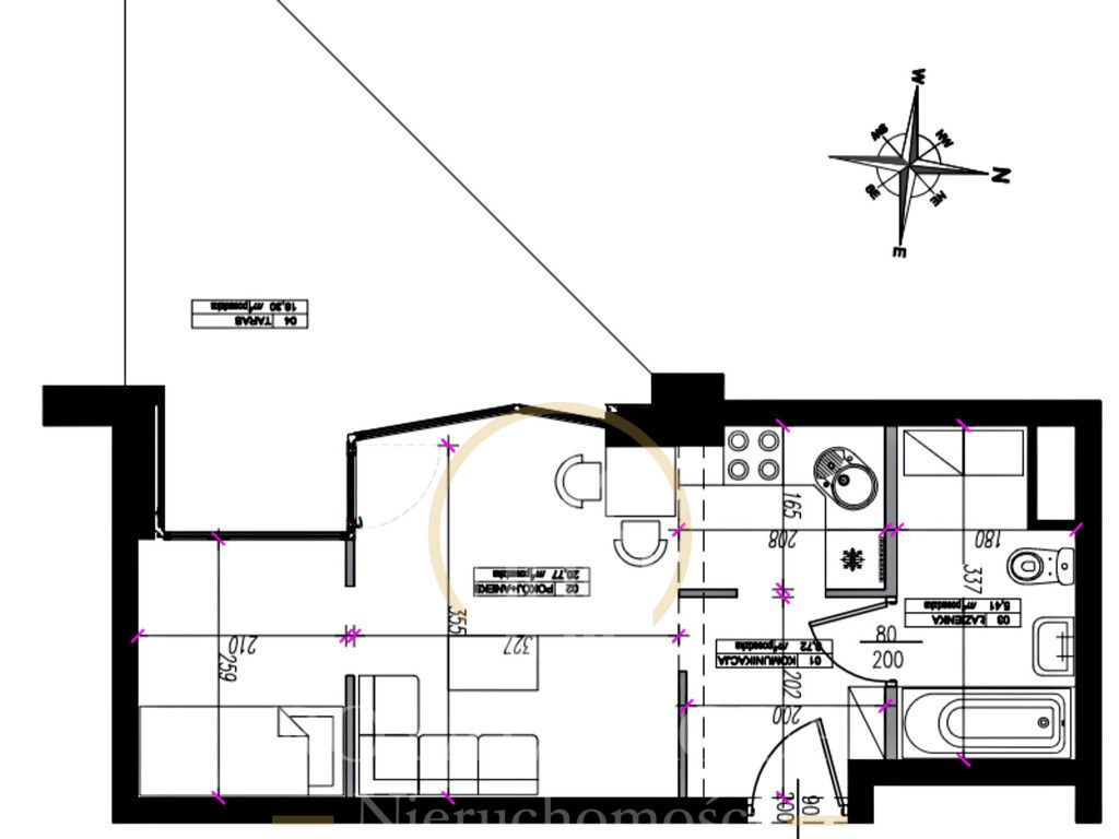 Mieszkanie 2-pokojowe Lublin Śródmieście, ul. Lubomelska. Zdjęcie 10