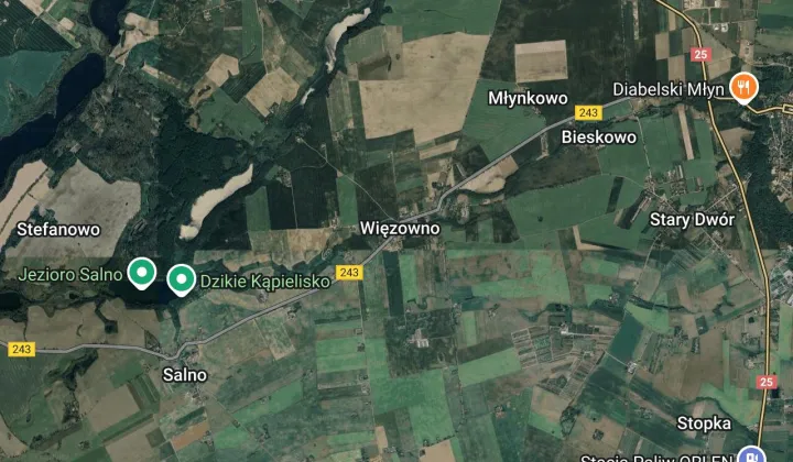 Działka budowlana Więzowno