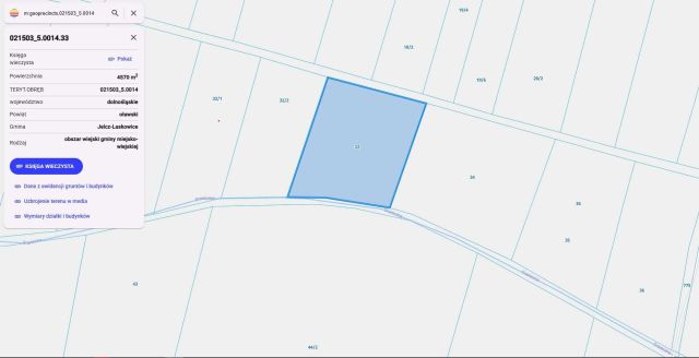 Działka rolna Minkowice Oławskie. Zdjęcie 1