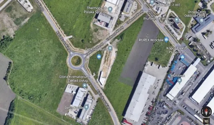 Działka inwestycyjna Wrocław, ul. Eugeniusza Kwiatkowskiego