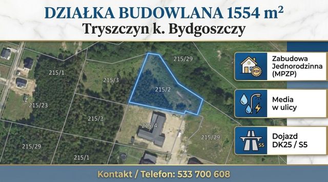 Działka budowlana Tryszczyn, ul. Warzywna. Zdjęcie 1