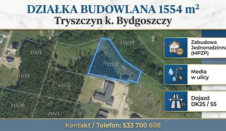 Działka budowlana Tryszczyn, ul. Warzywna
