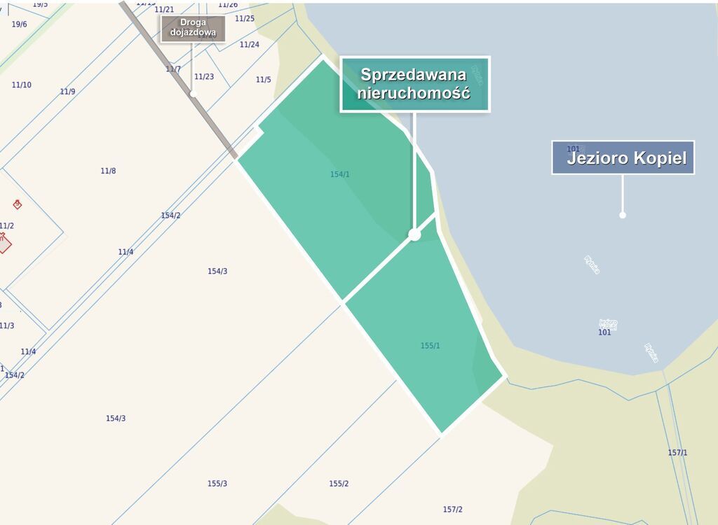 Działka budowlana Dziki. Zdjęcie 11
