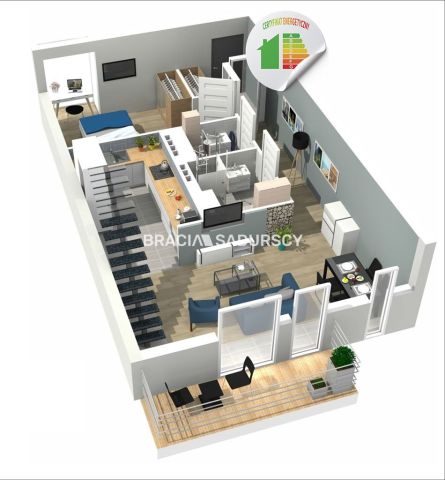 Mieszkanie 4-pokojowe Kraków Swoszowice, ul. Leona Petrażyckiego. Zdjęcie 16