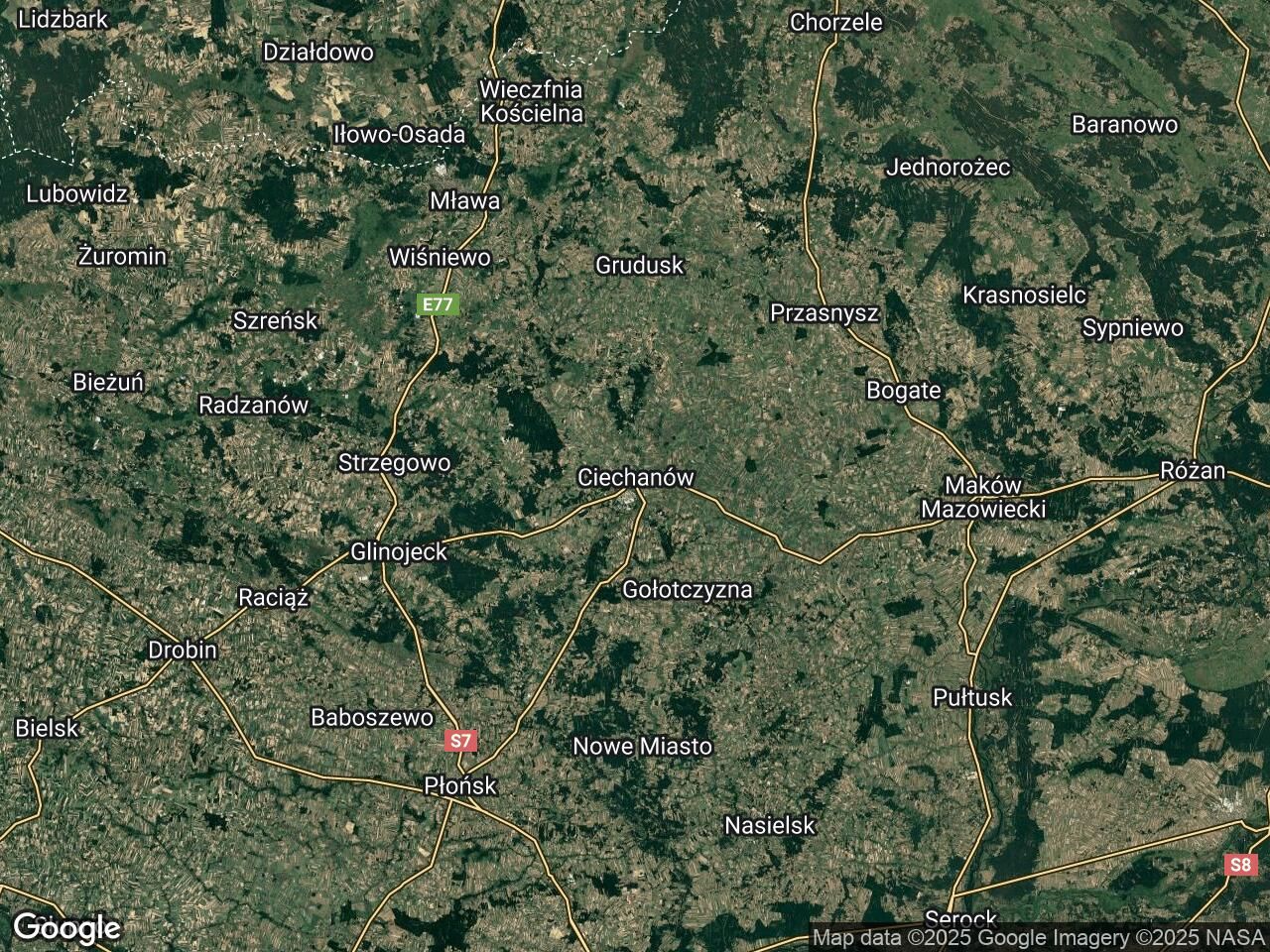 Działka rekreacyjna Ciechanów Aleksandrówka, ul. Opinogórska