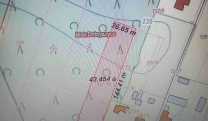 Działka budowlana Blok Dobryszyce