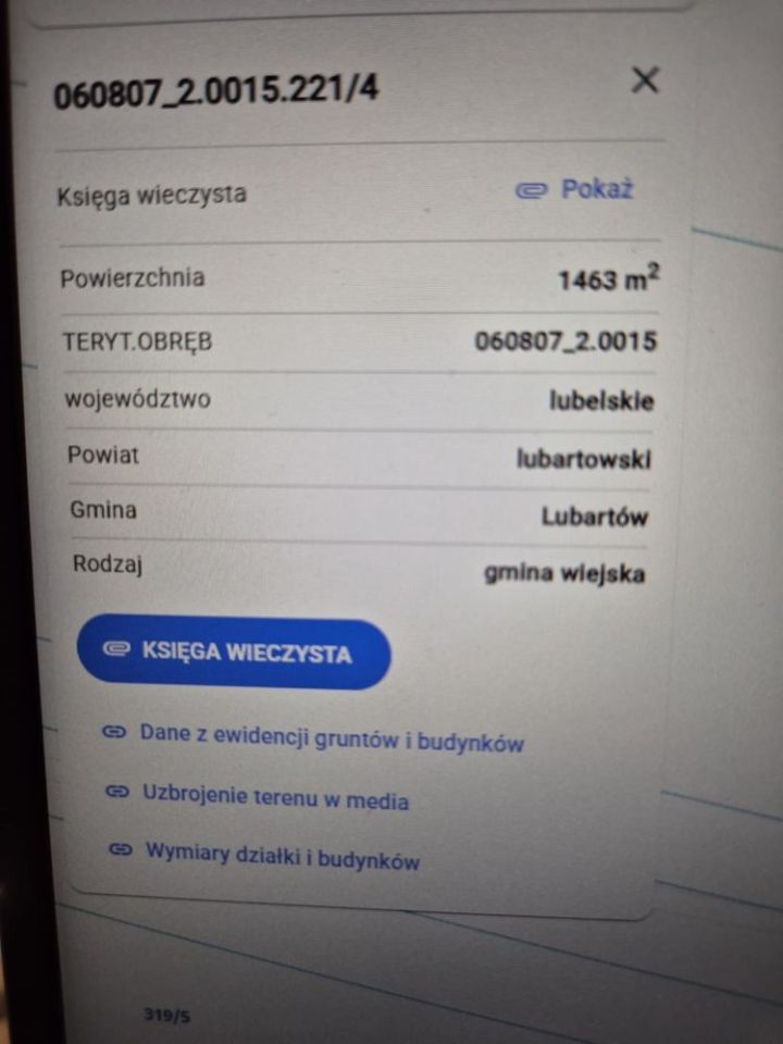 Działka rolno-budowlana Skrobów. Zdjęcie 4