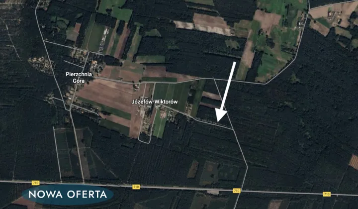 Działka rolna Józefów-Wiktorów