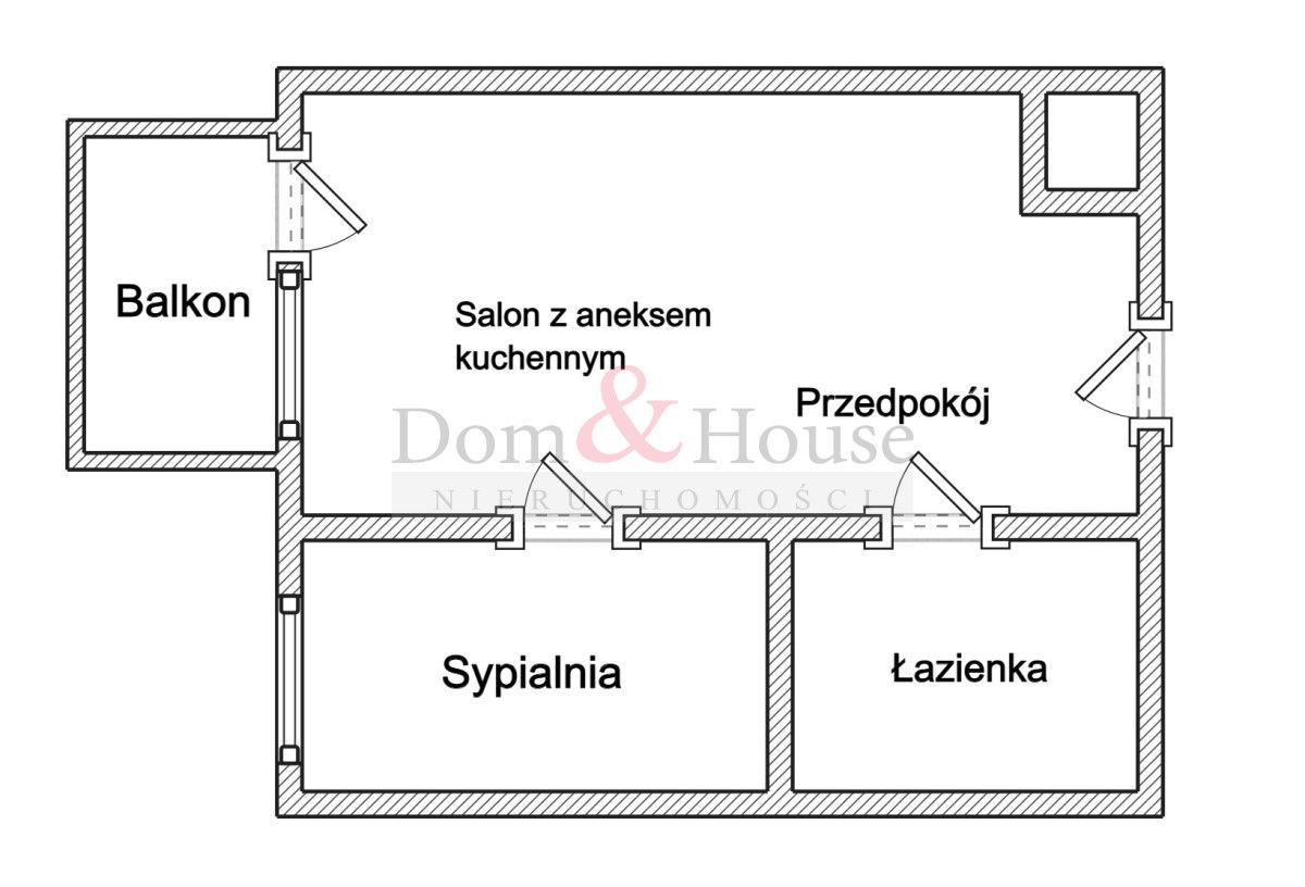 Mieszkanie 2-pokojowe Gdańsk Orunia, ul. Kazimierza Wielkiego. Zdjęcie 14