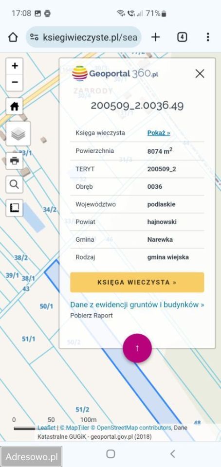 Działka rolna Olchówka Zabrody. Zdjęcie 2