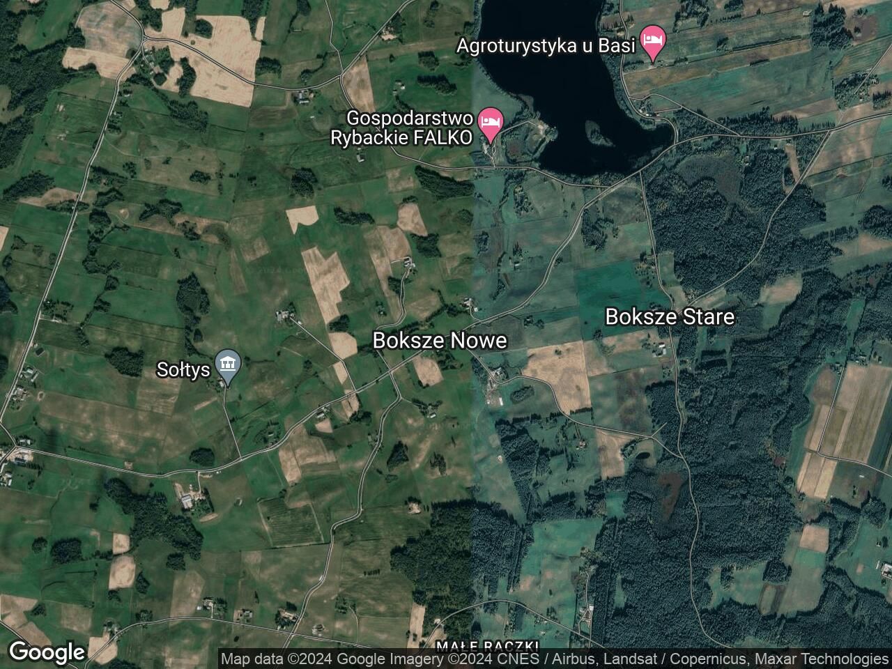 Działka rolna Boksze Nowe