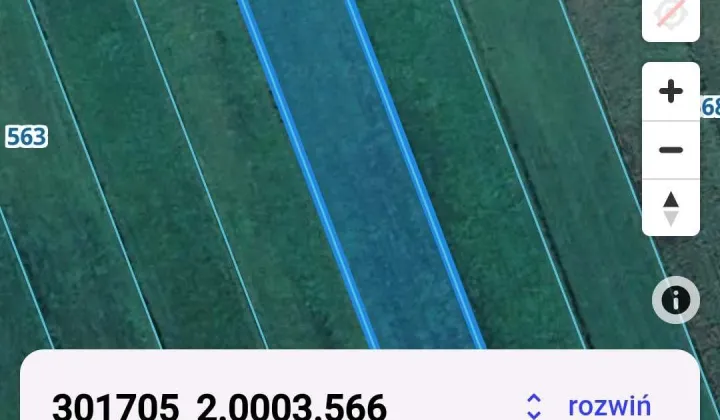 Działka rolna Bogufałów