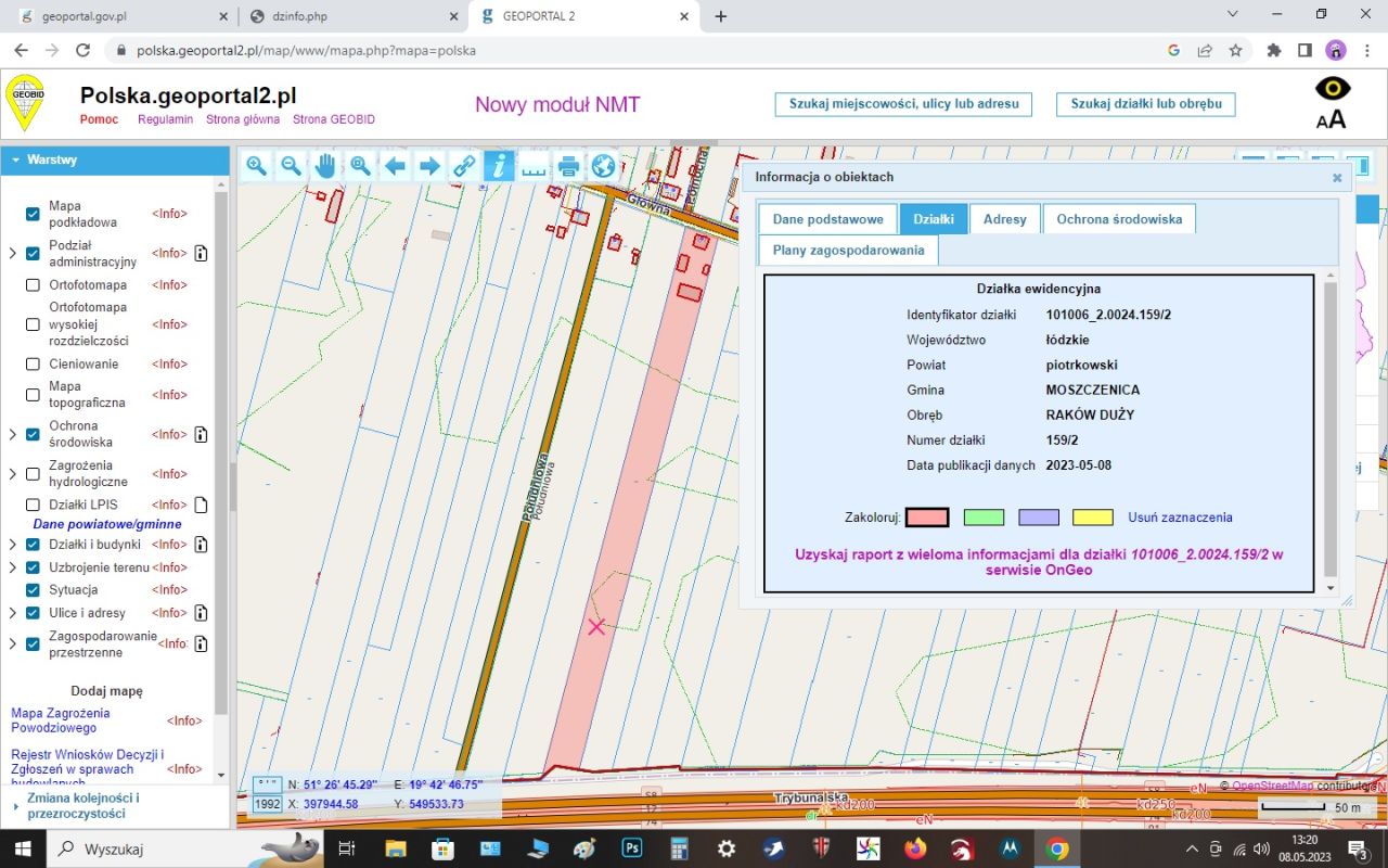 Działka budowlana Raków Duży, ul. Główna. Zdjęcie 2
