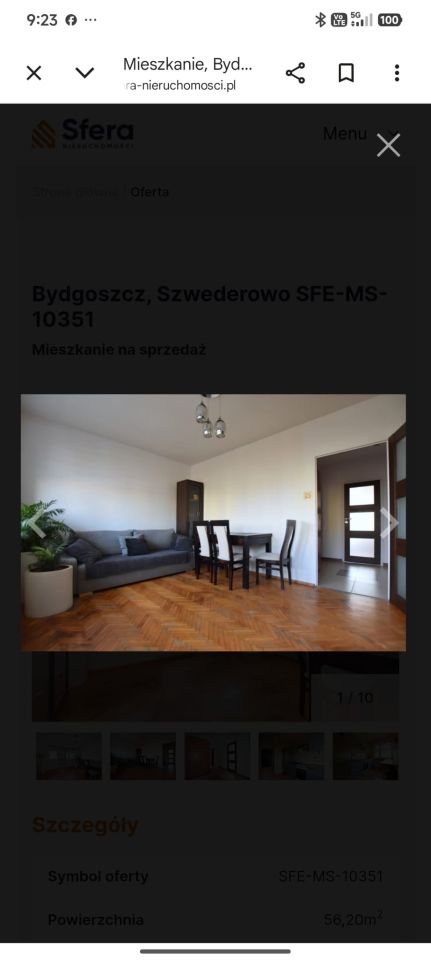 Mieszkanie 3-pokojowe Bydgoszcz Szwederowo, ul. Brzozowa. Zdjęcie 4