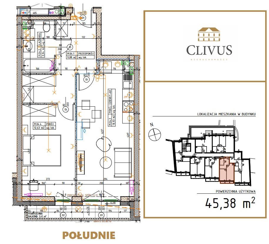 Mieszkanie 2-pokojowe Lublin Śródmieście. Zdjęcie 4