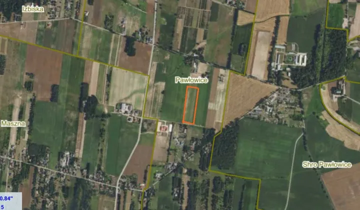 Działka rolno-budowlana Pawłowice