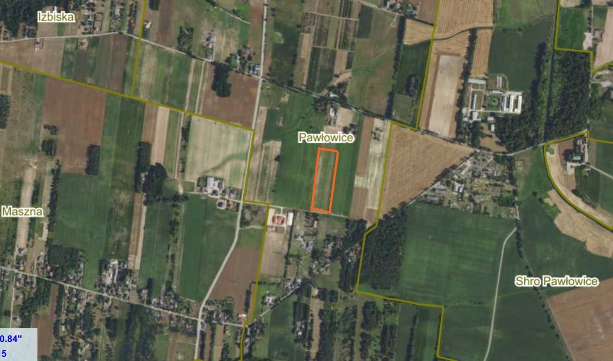 Działka rolno-budowlana Pawłowice. Zdjęcie 1